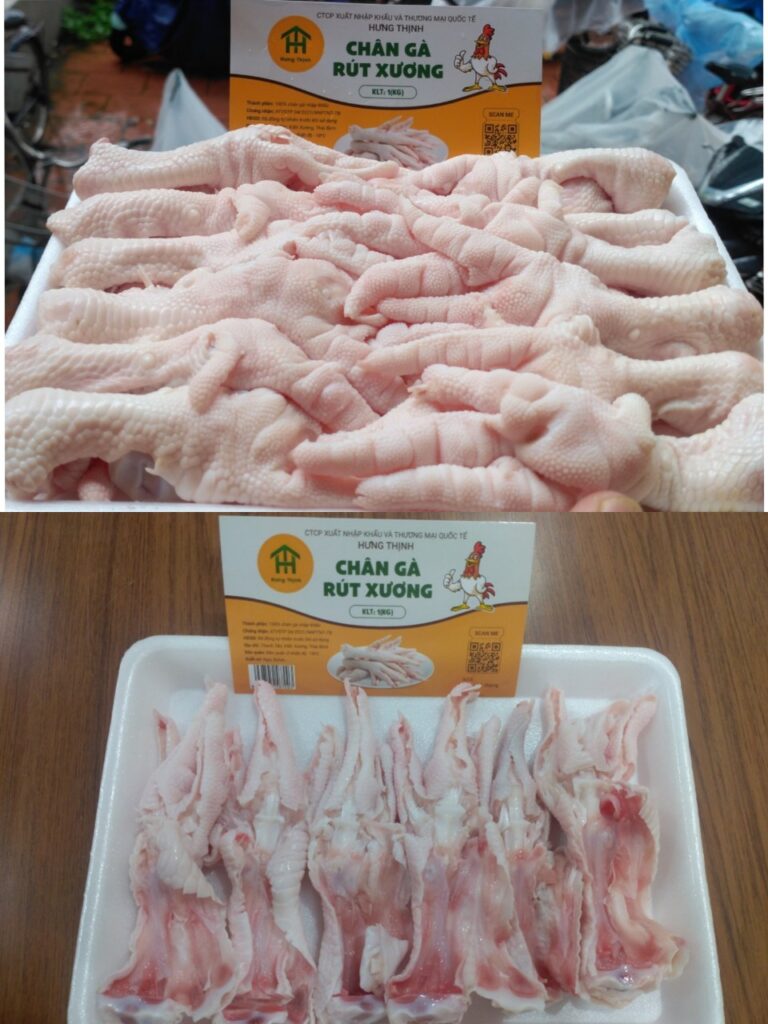 Chân gà rút xương sạch- Hưng Thịnh Foods